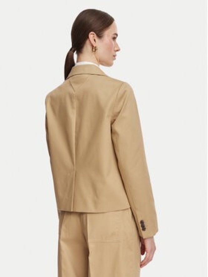 Tommy Hilfiger Marynarka Dressing WW0WW50146 Beżowy Regular Fit