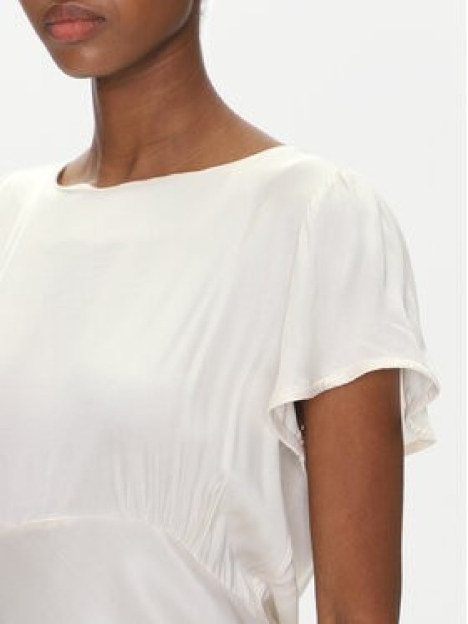 ViCOLO Sukienka wieczorowa TD0767 Écru Regular Fit