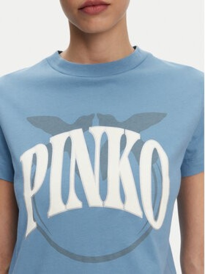 PINKO T-Shirt Start Niebieski Regular Fit