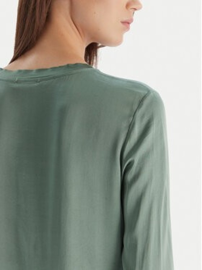 ViCOLO Bluzka TF0244 Zielony Regular Fit