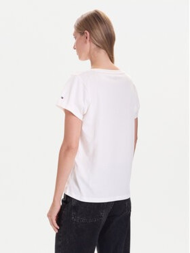 Tommy Hilfiger T-Shirt UW0UW04525 Beżowy Relaxed Fit