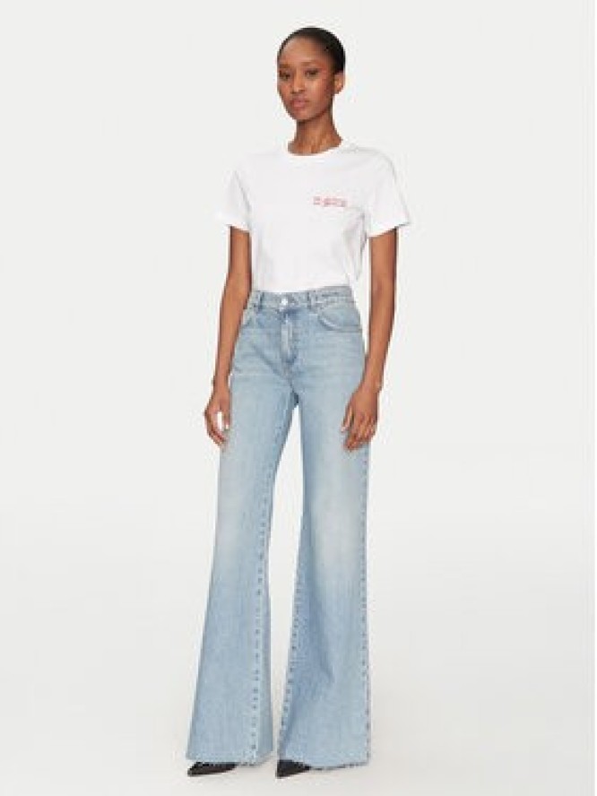 Marella T-Shirt Caucaso 2513971054 Biały Regular Fit