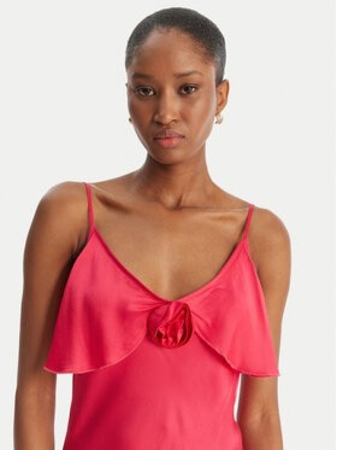 Fracomina Sukienka koktajlowa FS26SD2007W58301 Różowy Slim Fit