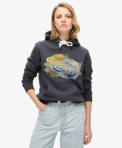 Bluza damska z kapturem Superdry Vintage Logo Tokyo