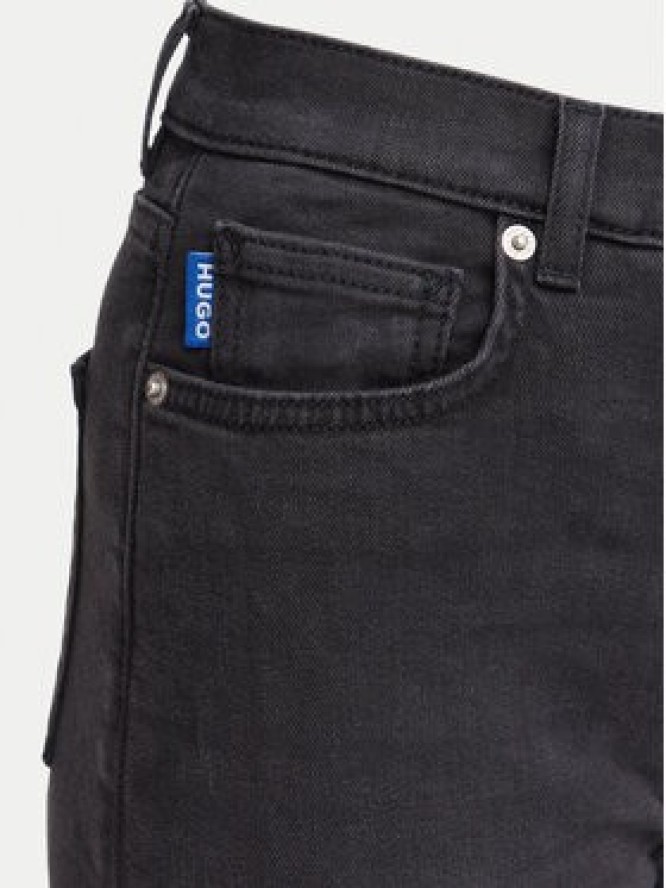 HUGO Jeansy Malu_B 50515957 Czarny Skinny Fit