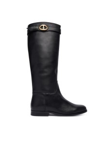 TWINSET Botki 252TCP19C Czarny