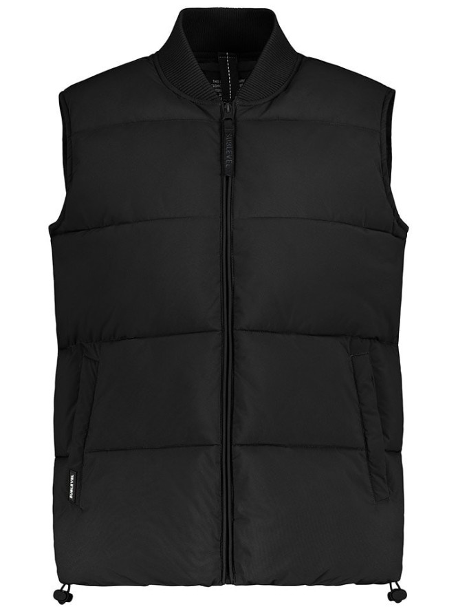 Sublevel Kamizelka pikowana w kolorze czarnym rozmiar: L