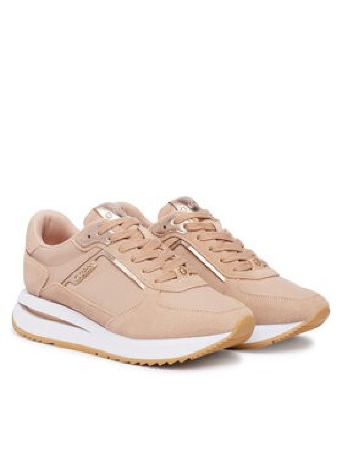Guess Sneakersy FLTEG5 LEA12 Różowy