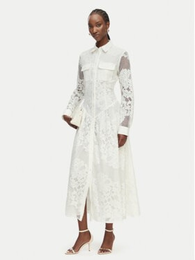 Bardot Sukienka koszulowa Agatha 60066DB1 Kremowy Regular Fit