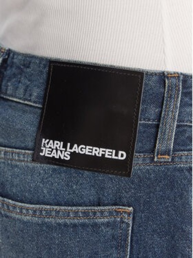 Karl Lagerfeld Jeans Jeansy A3W10079 Niebieski Wide Leg