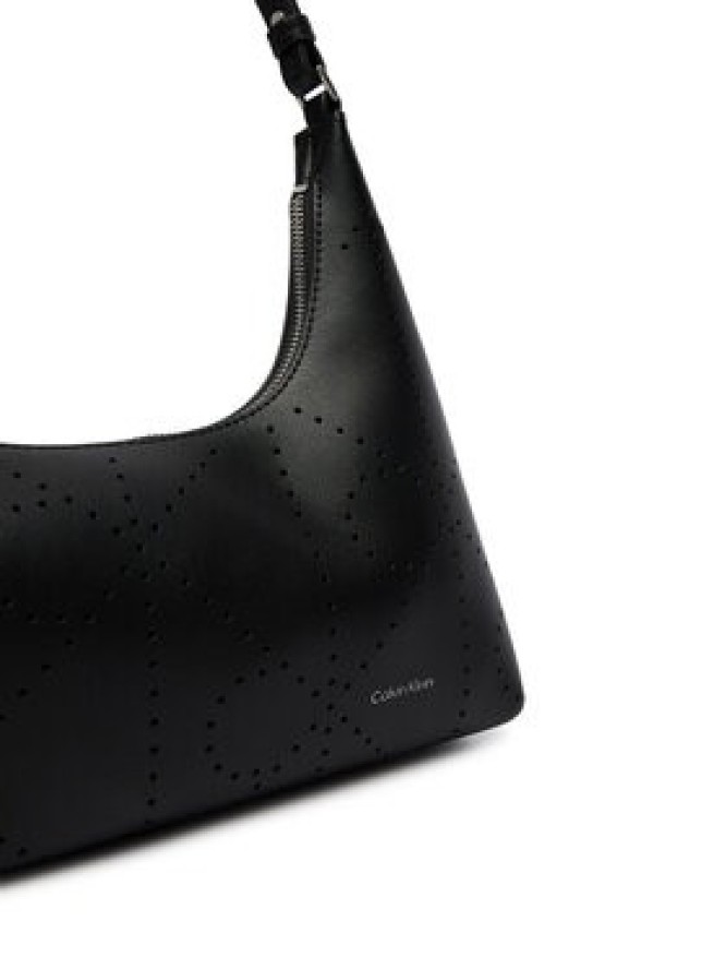 Calvin Klein Torebka Emblem Aop Perfor Lthr Bag LV04F3367G Czarny