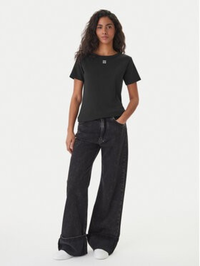 HUGO T-Shirt Deloris 50512002 Czarny Regular Fit