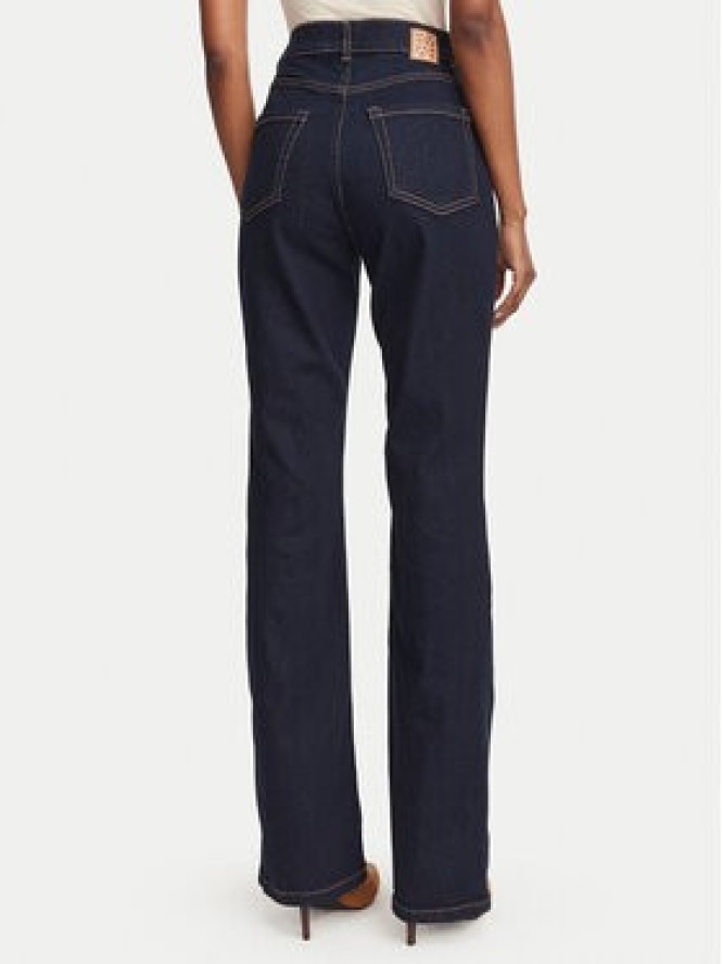 Marella Jeansy 2625186071 Granatowy Flare Fit