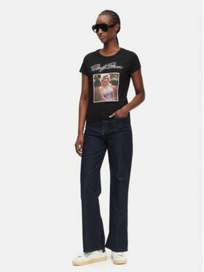Guess T-Shirt W6BI51 K6658 Czarny Regular Fit