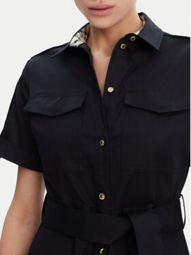 Barbour Sukienka koszulowa LDR0892NY99 Granatowy Regular Fit