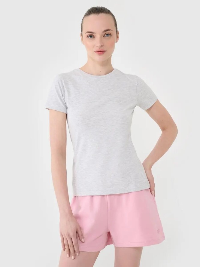 Damski t-shirt basic 4F 4FWMM00TTSHF2673