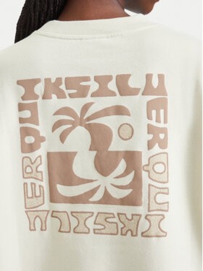 Quiksilver Bluza EQWFT03188 Beżowy jasny Oversize