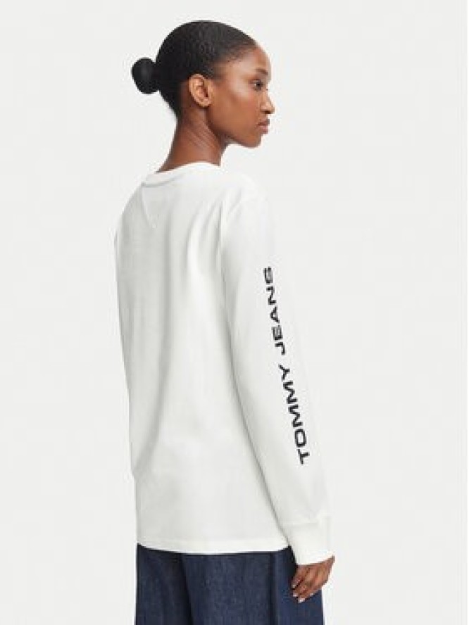 Tommy Jeans Bluzka DW0DW23807 Biały Relaxed Fit
