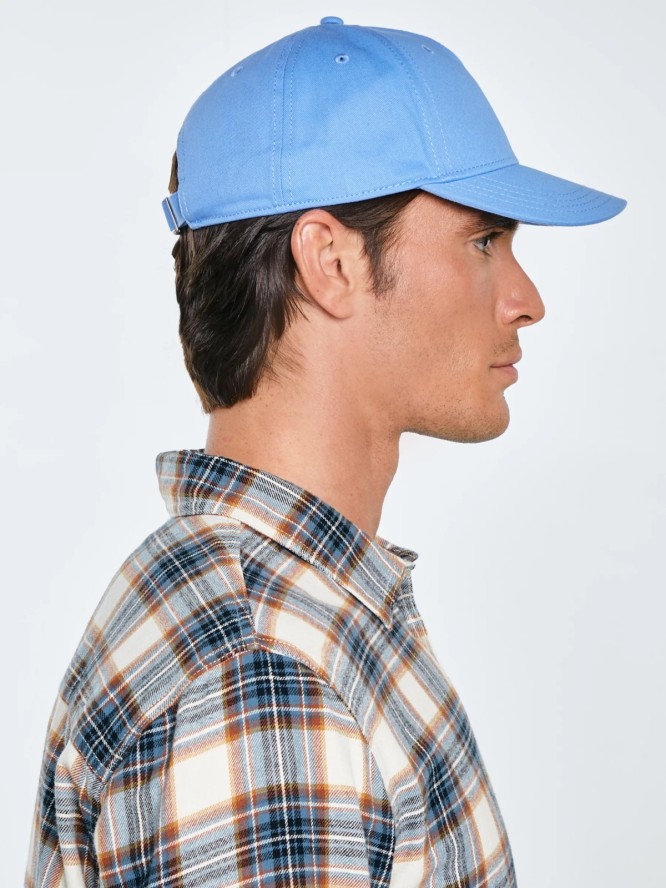 Czapka z daszkiem z delikatnym logo BIG STAR niebieska Facil 401