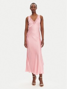 TWINSET Sukienka wieczorowa 251TP2370 Pomarańczowy Regular Fit