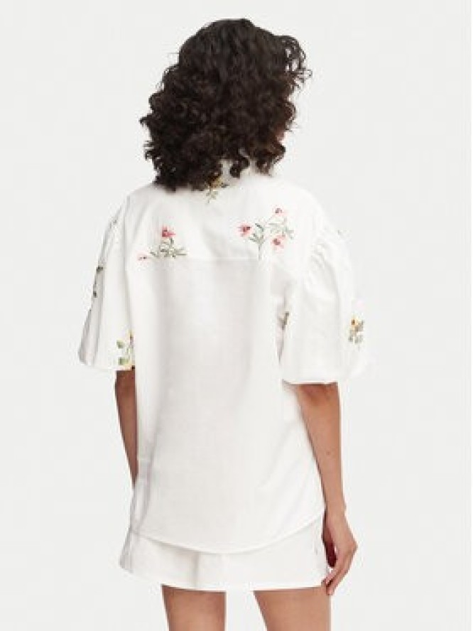 French Connection Koszula Cambria 729G7 Biały Relaxed Fit