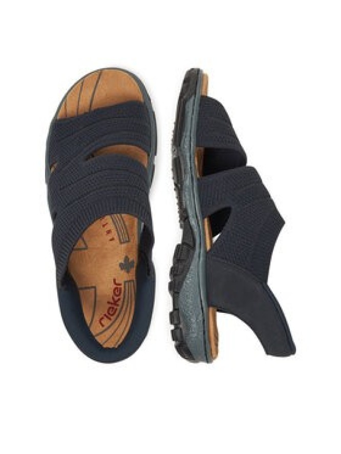 Rieker Sandały 68895-14 Granatowy