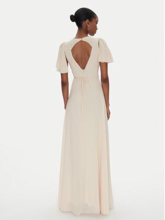 Rinascimento Sukienka wieczorowa CFC0122466003 Beżowy Regular Fit