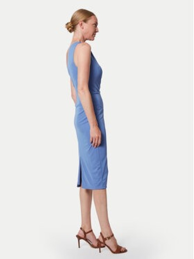 LAUREN RALPH LAUREN Sukienka koktajlowa 253903046004 Niebieski Slim Fit