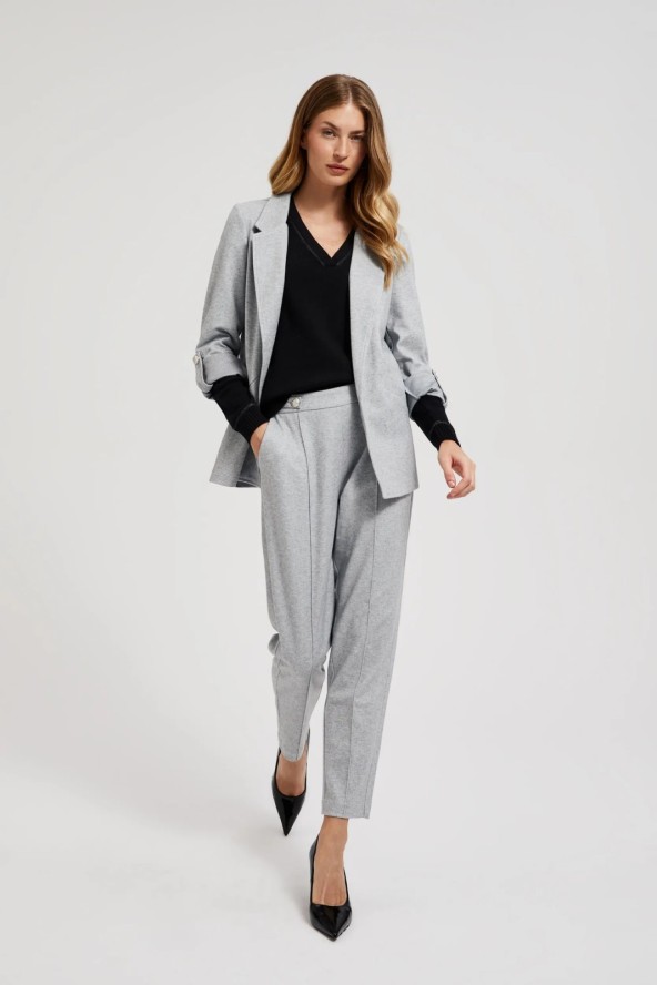 Garnitur damski szary