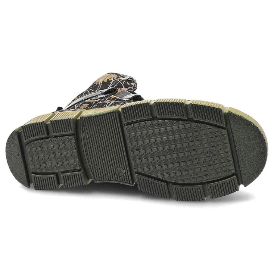 Żółte Botki Maciejka Modne Obuwie Damskie