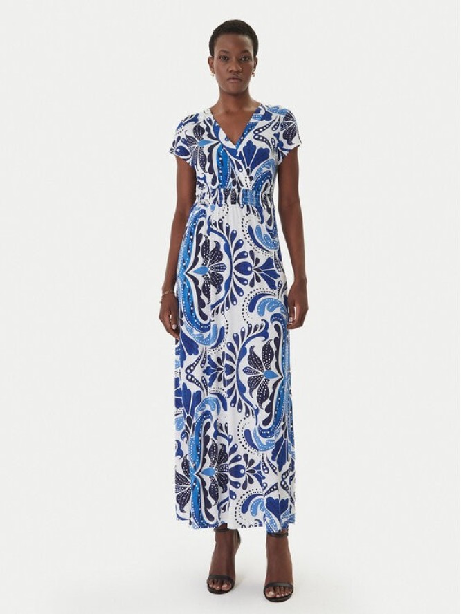 Morgan Sukienka letnia 261-RALIX Niebieski Regular Fit