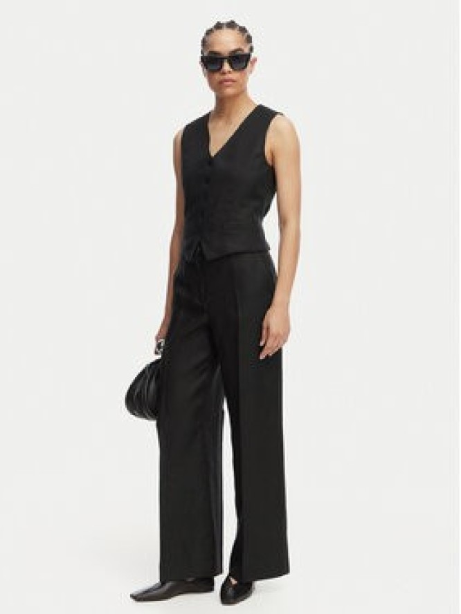 Weekend Max Mara Spodnie materiałowe Malizia 2615131112 Czarny Regular Fit