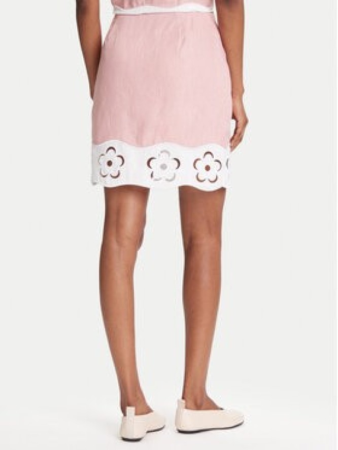 STAUD Spódnica mini Margaux R25S6138LN Różowy Regular Fit