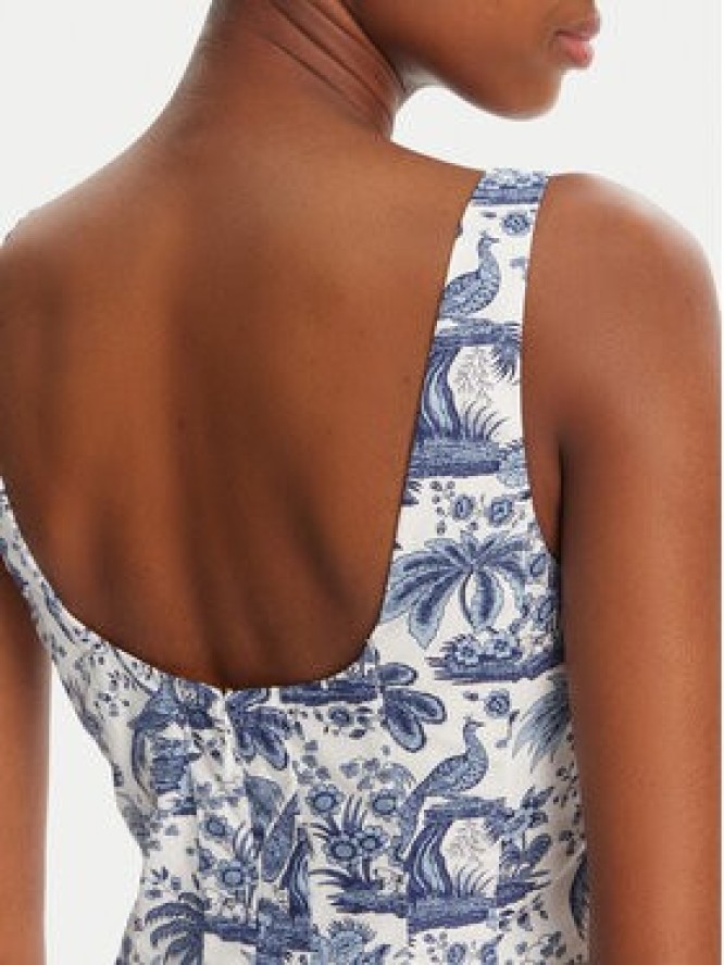 STAUD Sukienka letnia Wells 148-7502 Niebieski Regular Fit