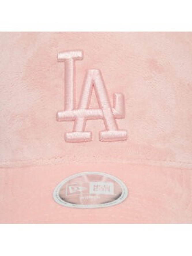 New Era Czapka z daszkiem Wmns Velour Trucker La Dodgers 60435011 Różowy