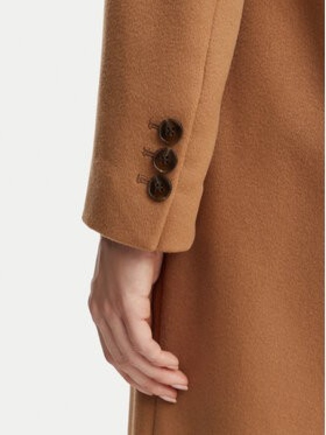 Marella Płaszcz wełniany Pavido 2623016031 Brązowy Loose Fit