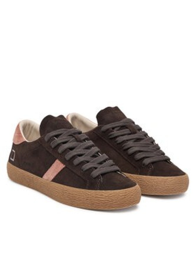 D.A.T.E. Sneakersy Hill Low W451-HL-SD Brązowy