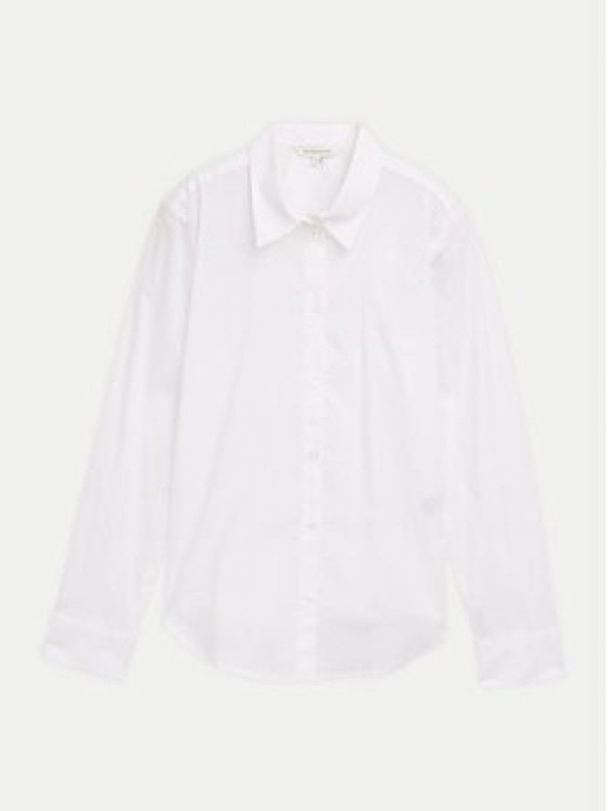 Tom Tailor Koszula 1045243 Biały Regular Fit