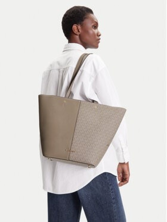 MICHAEL Michael Kors Torebka Flora 30T5GFFT3B Beżowy