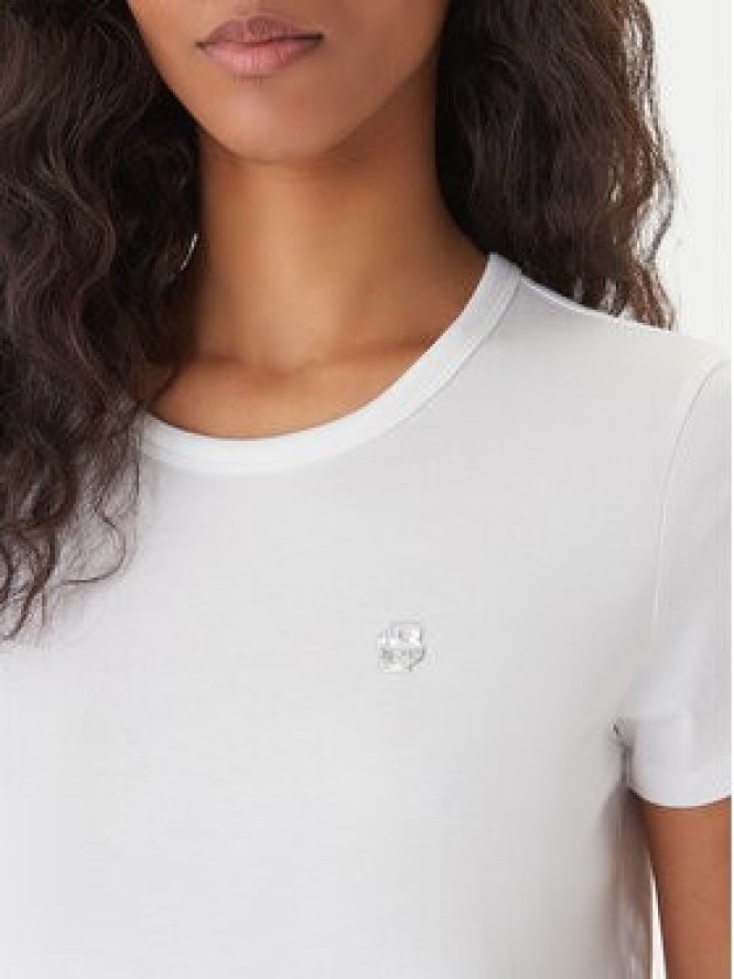 BOSS T-Shirt Eventsa11 50562055 Écru Slim Fit