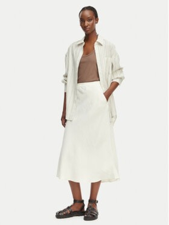 Gant Spódnica midi 4400231 Biały Regular Fit