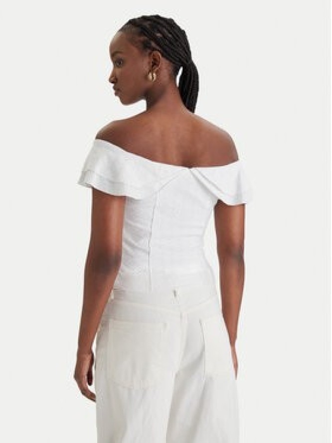 Guess Bluzka W6GP23 K3106 Biały Regular Fit