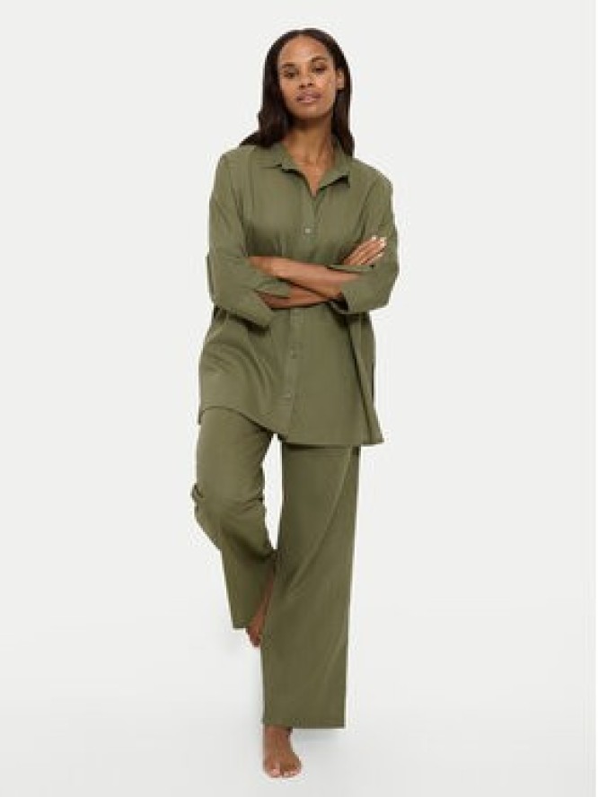 Triumph Koszula Summer 10222569 Zielony Oversize