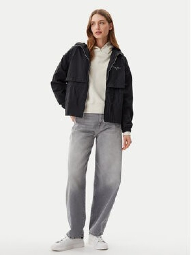 Tommy Hilfiger Wiatrówka WW0WW45413 Czarny Regular Fit