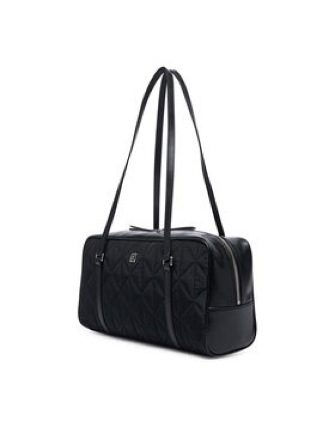 Calvin Klein Torebka Quilted Nylon 2X Strap Camerabag LV04F3651G Czarny