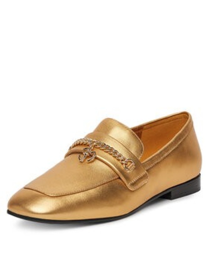 Eva Minge Loafersy CYNIA-LT2513-37 Złoty