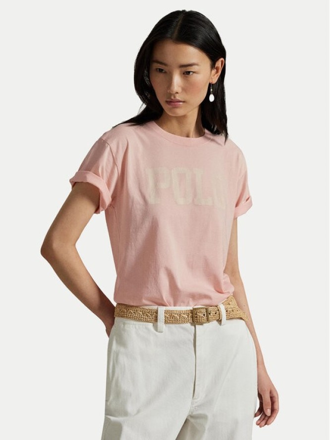 Polo Ralph Lauren T-Shirt 211965096001 Koralowy Regular Fit