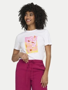 ONLY T-Shirt Kita 15367568 Biały Regular Fit