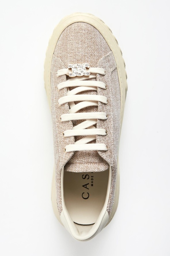 Sneakersy damskie skórzane CASADEI