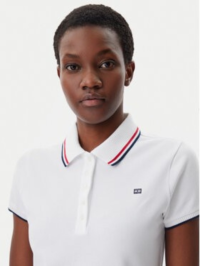 Tommy Hilfiger Sukienka codzienna WW0WW45532 Biały Regular Fit